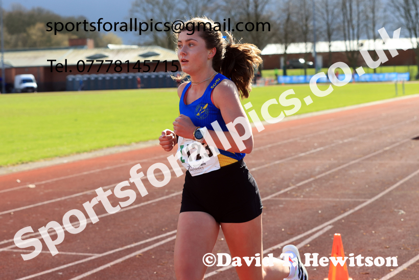 Senior Womens 6 Stage Road Relay, 2026 Northern Mens 12 and Womens 6 Stage Road Relays and Young Athletes 5k, Sheepmount Stadium, Carlisle. Photo: David T. Hewitson/Sports for All Pics
